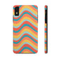 Wavy Pattern Tough iPhone Case