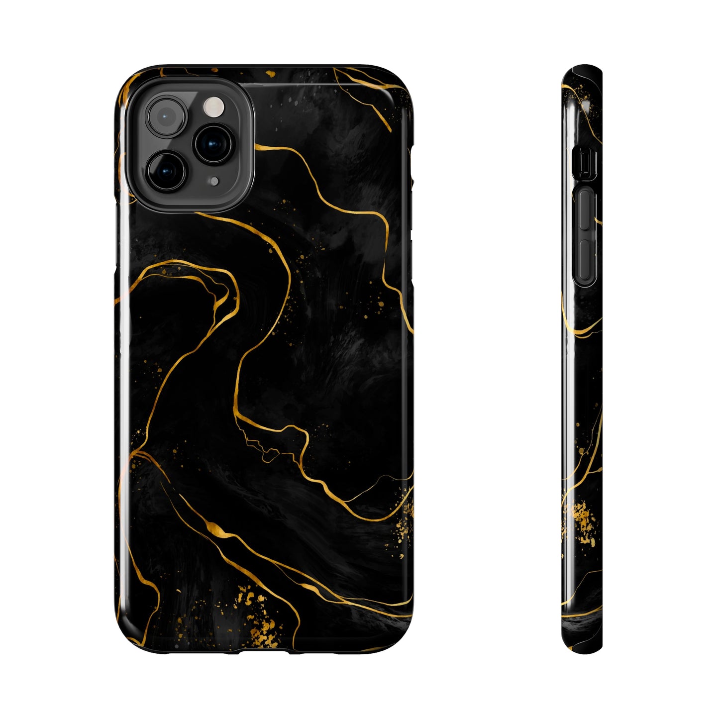 Black Mirage Tough iPhone Case