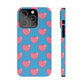 Bubblegum Heart Snap Case