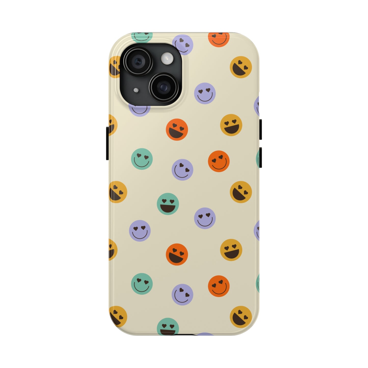 Smileys from 70s Tough iPhone Case