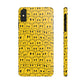 Yellow Squeezer Snap Case