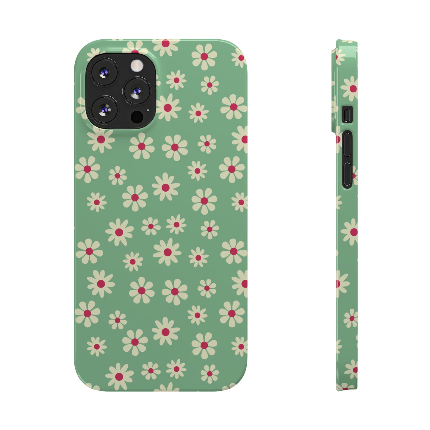 Retro Floral Snap Case