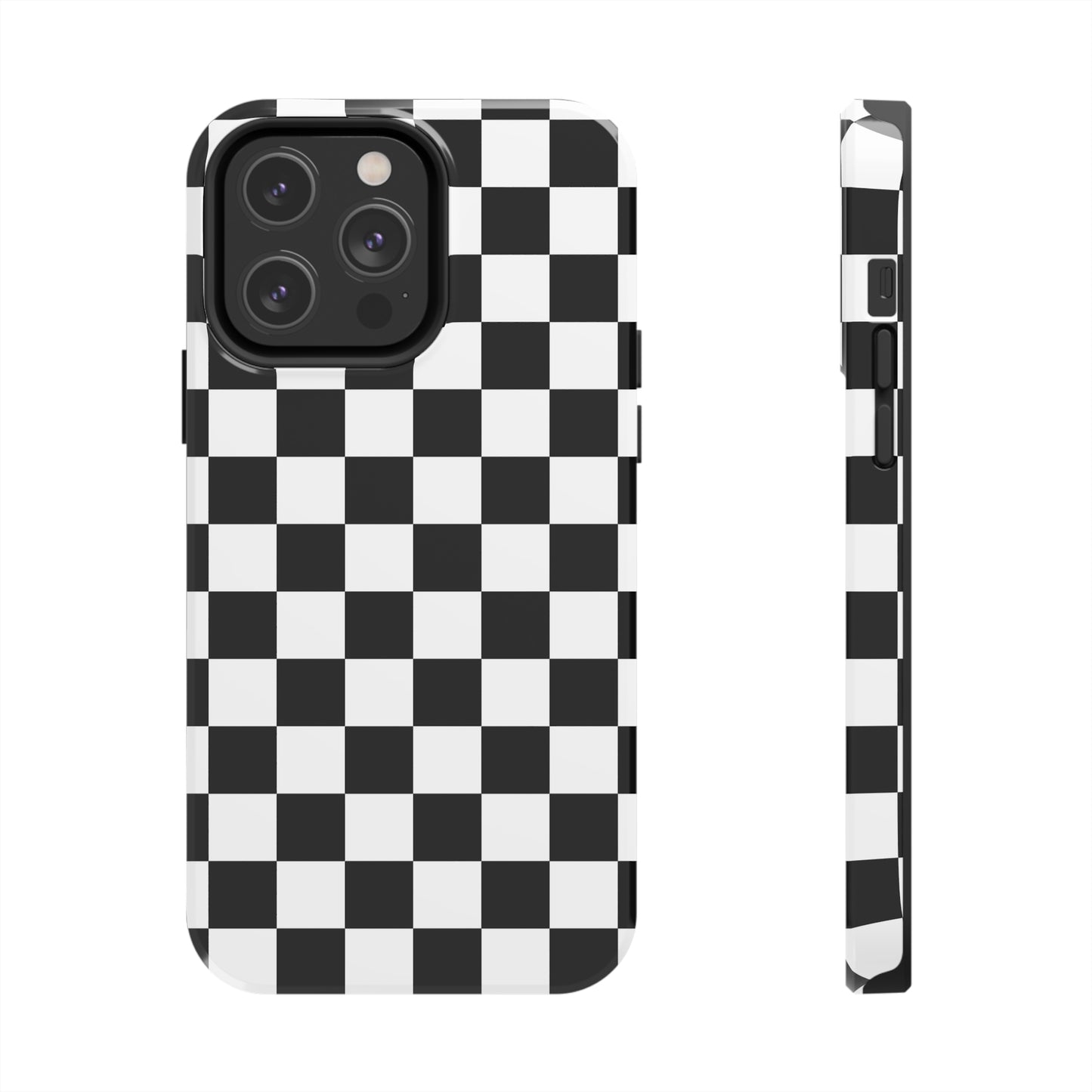 Black and white checks Tough Case