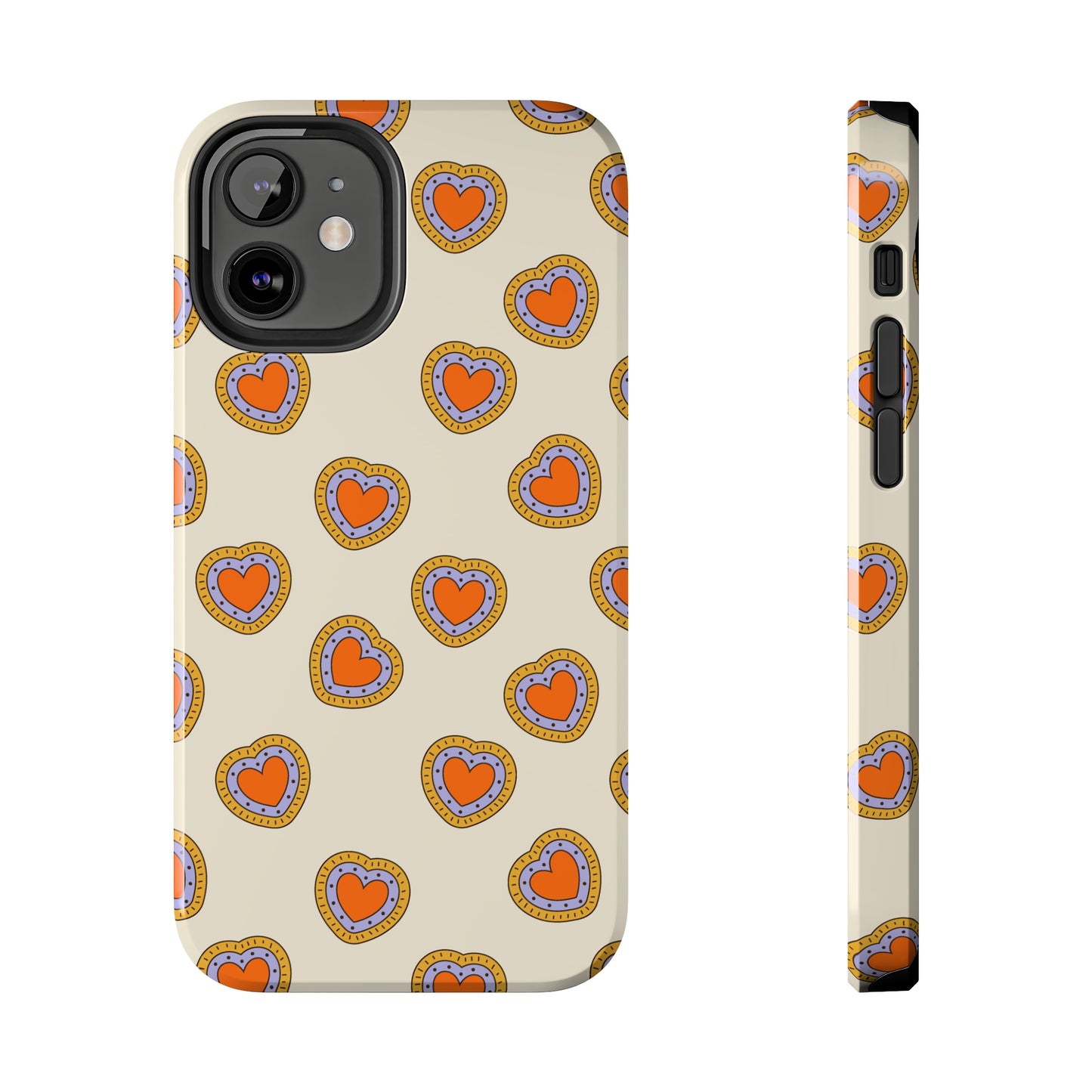 Groovy Heart Tough iPhone Case