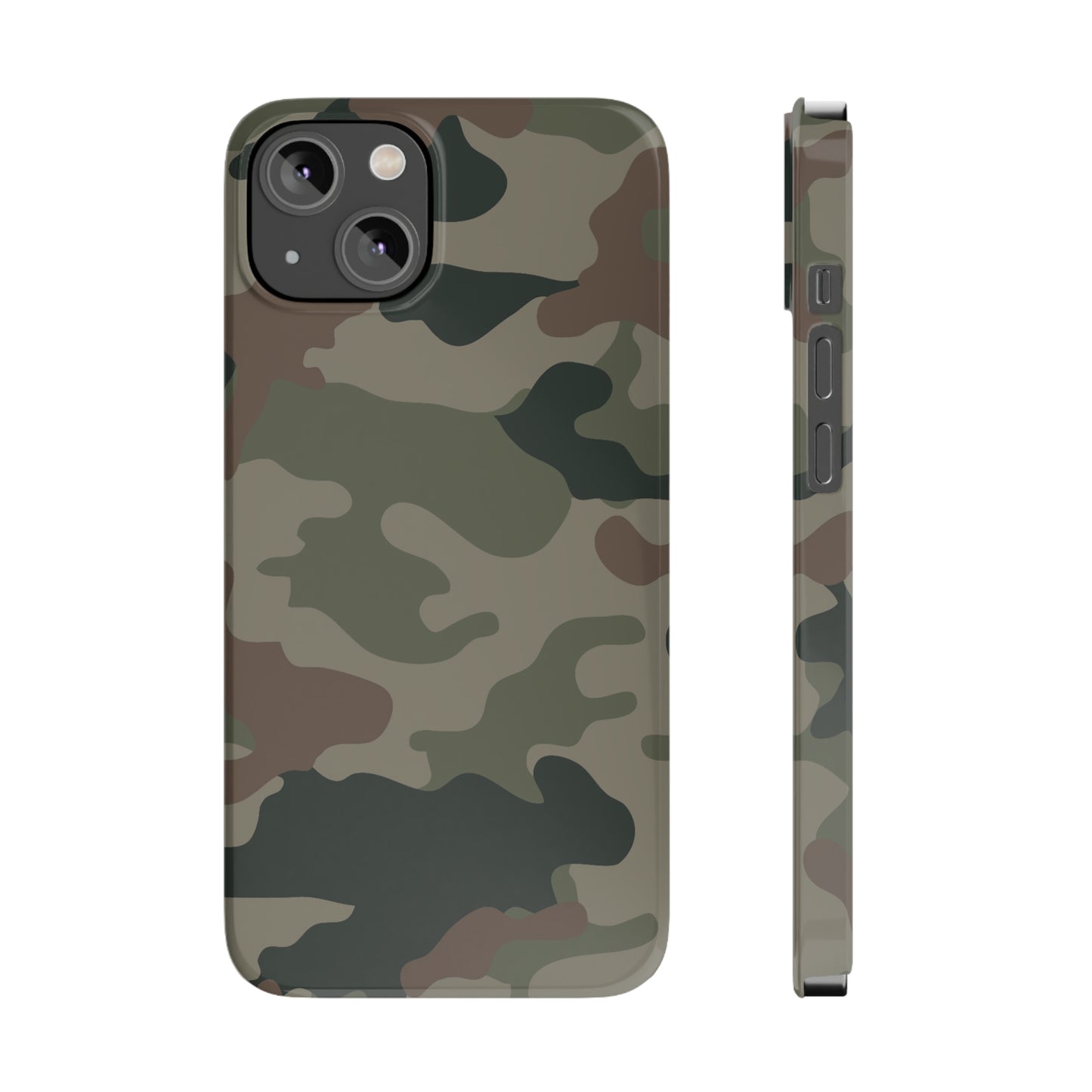 Dark Camouflage Snap Case