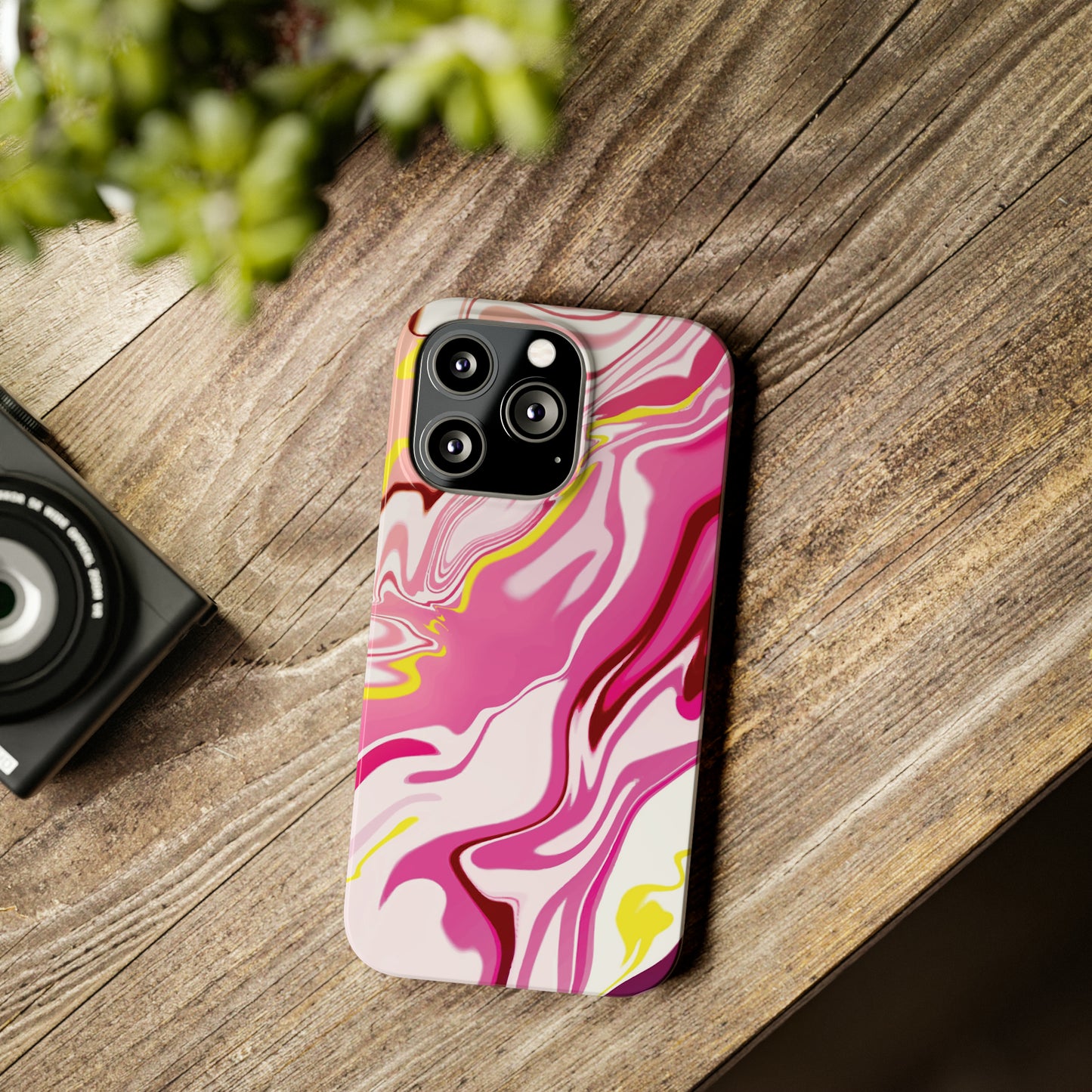 Acid marble pattern Snap Case