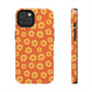 Maio laranja Pattern Tough iPhone Case