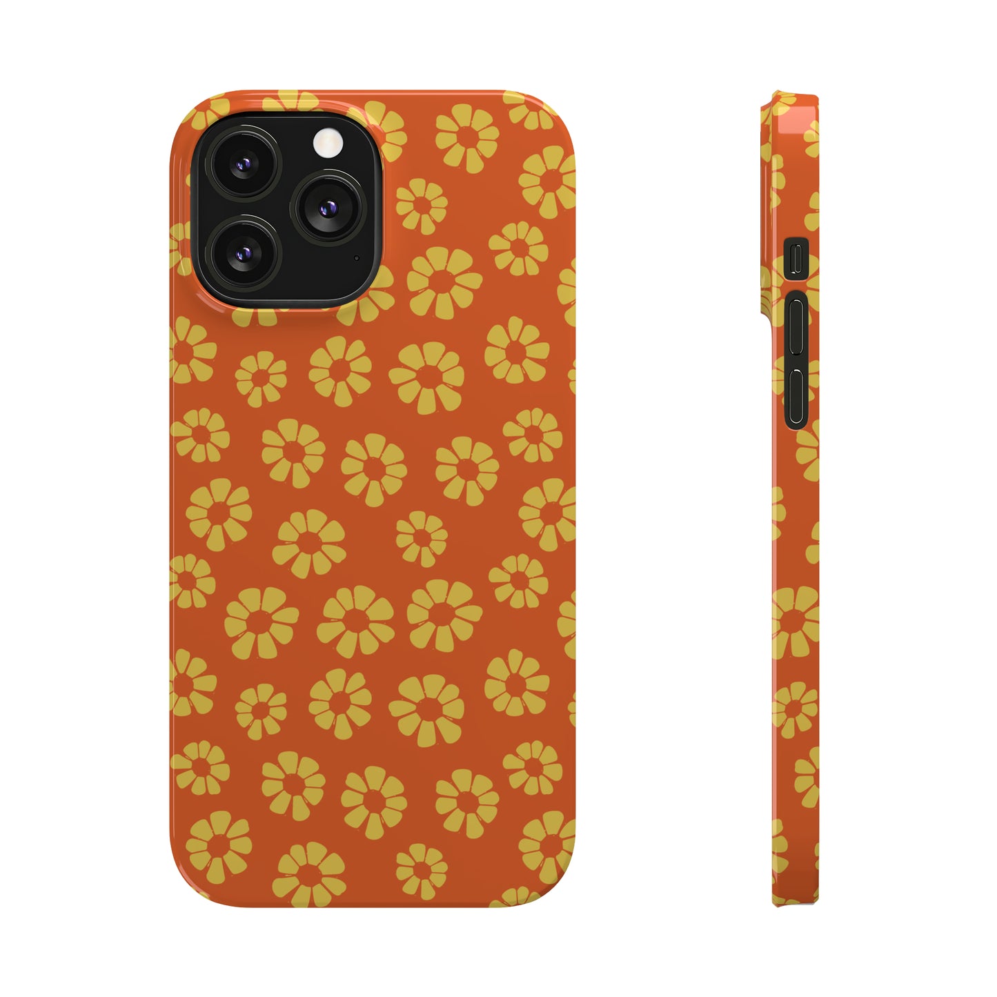 Maio laranja Pattern Snap Case