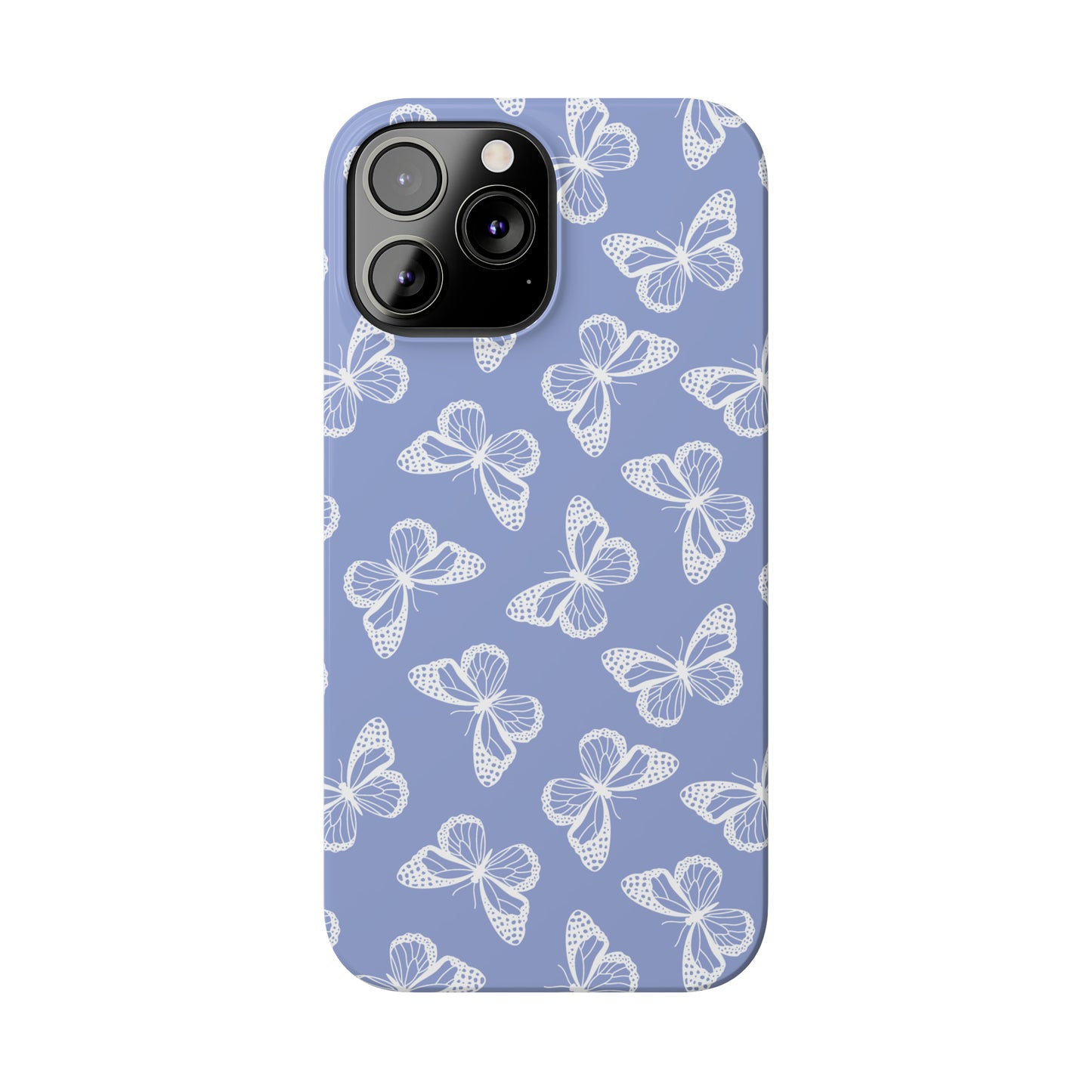 Lavender Butterflies Snap Case