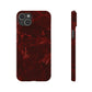 Red stone pattern Snap Case