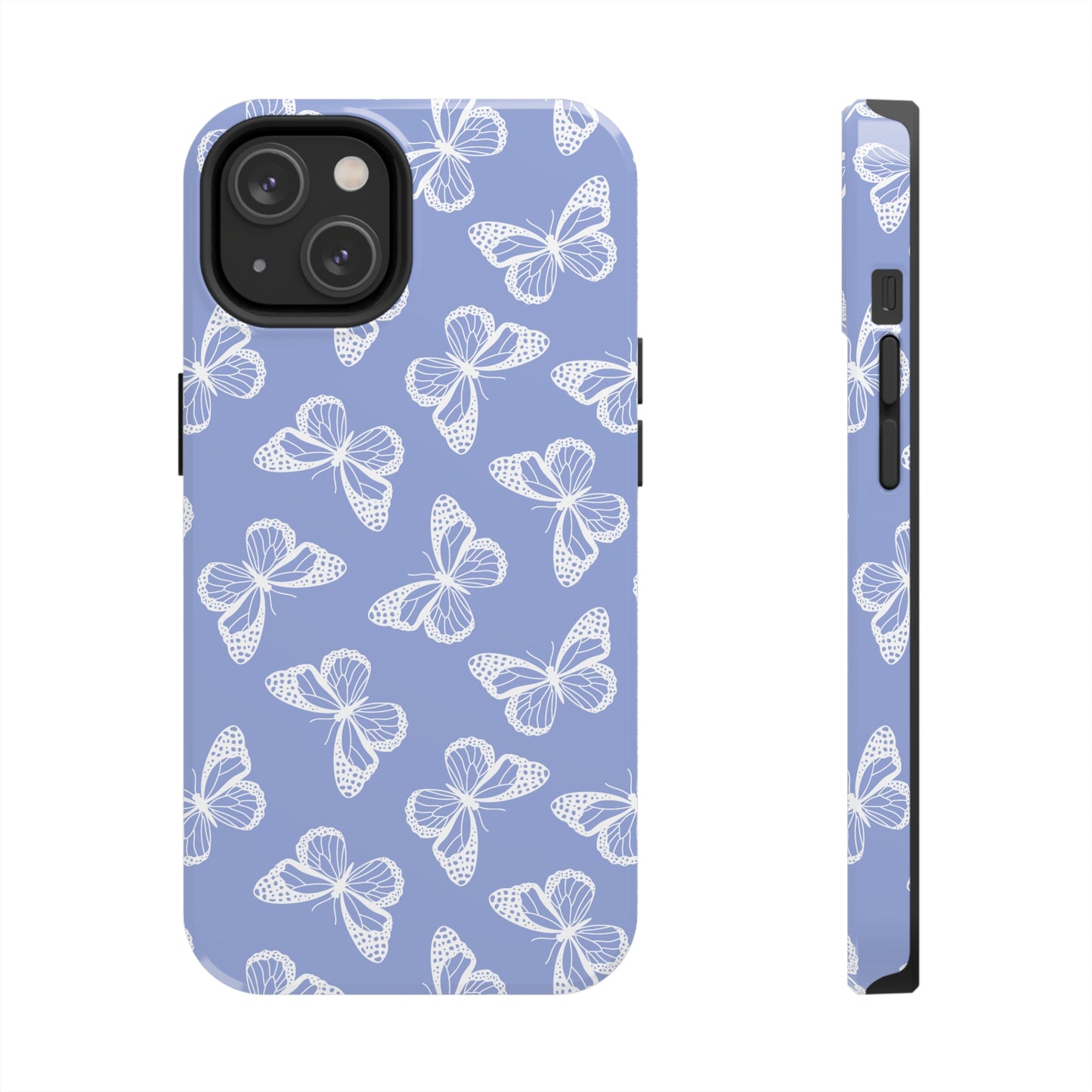 Lavender Butterflies Tough iPhone Case