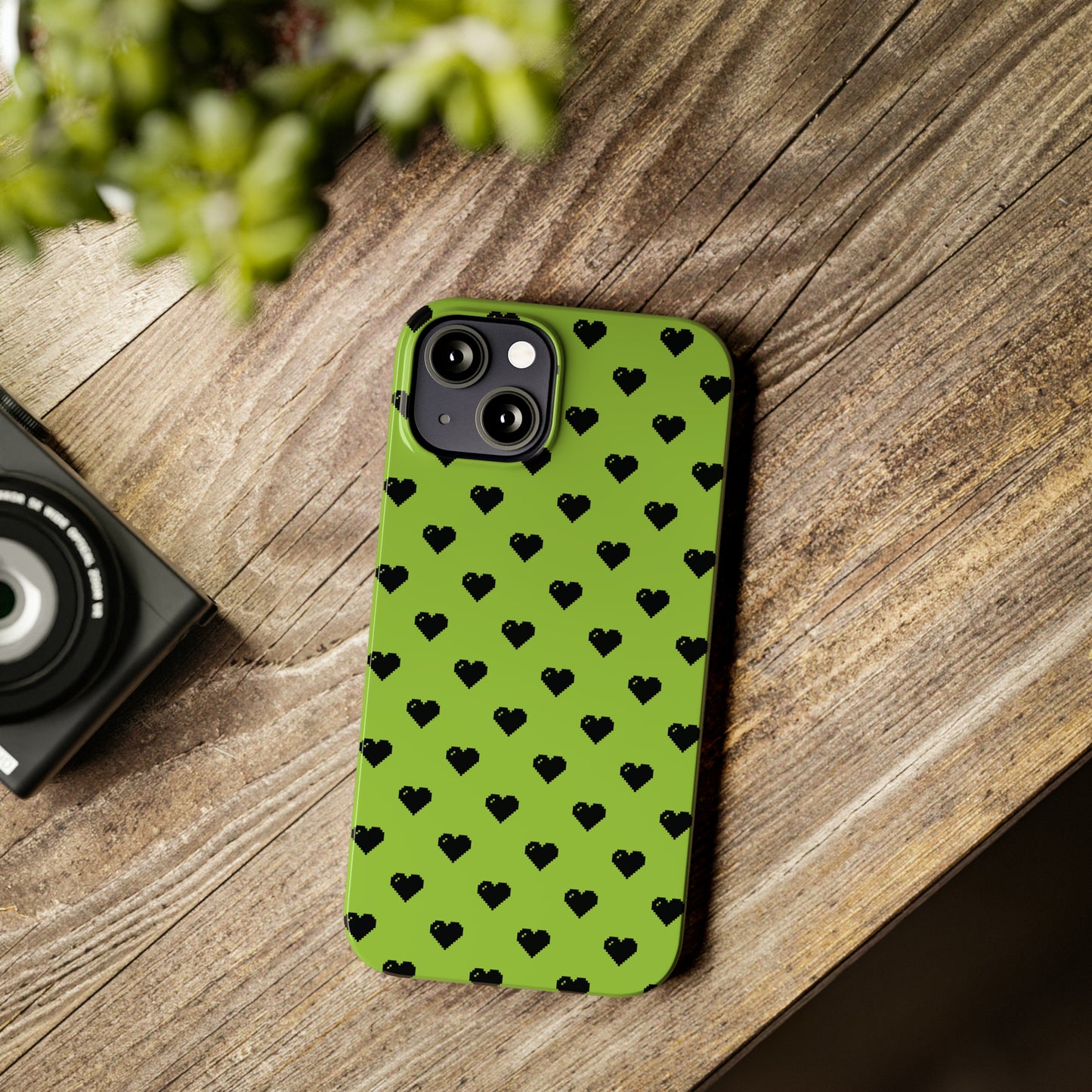 Pixelated Heart Snap Case