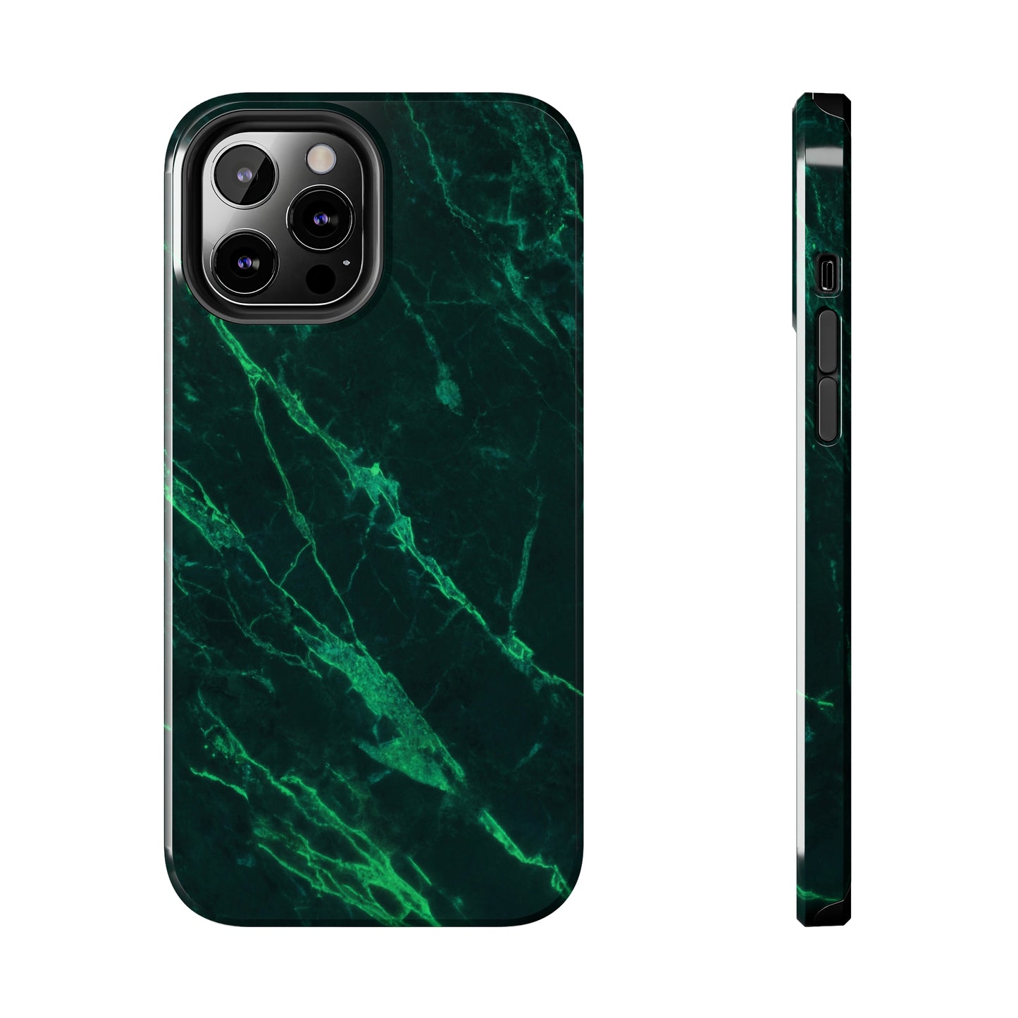 Dark green marble pattern Tough Case