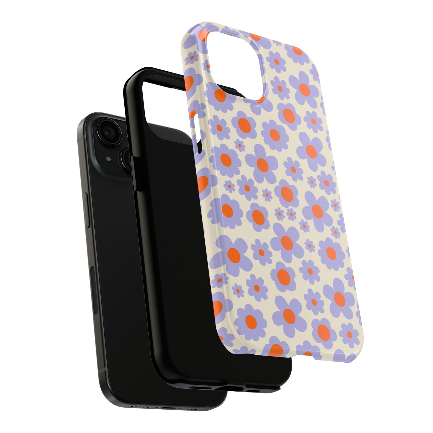 Groovy Flowers Tough iPhone Case