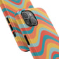 Wavy Pattern Tough iPhone Case