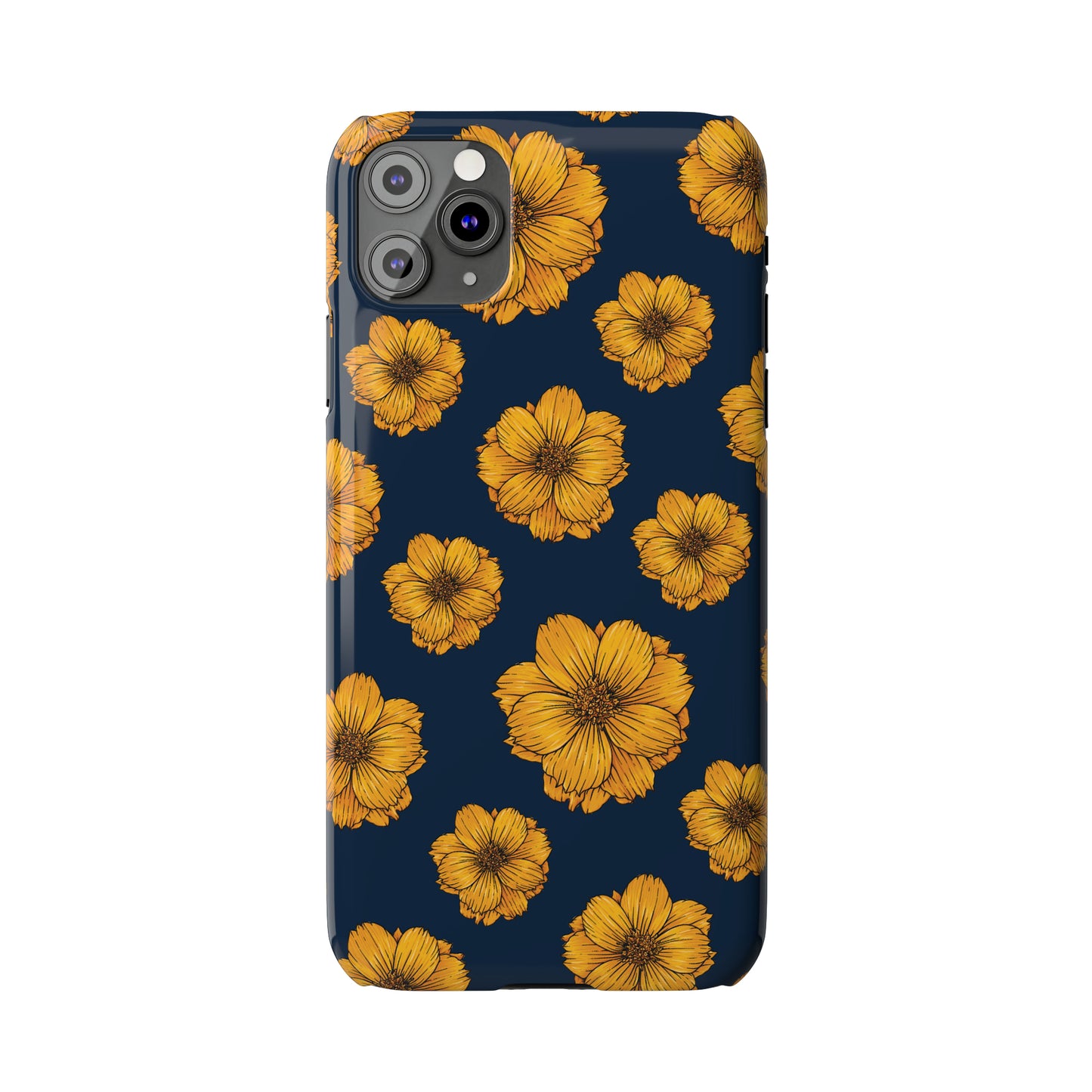 Sunflower Glimmer Snap Case