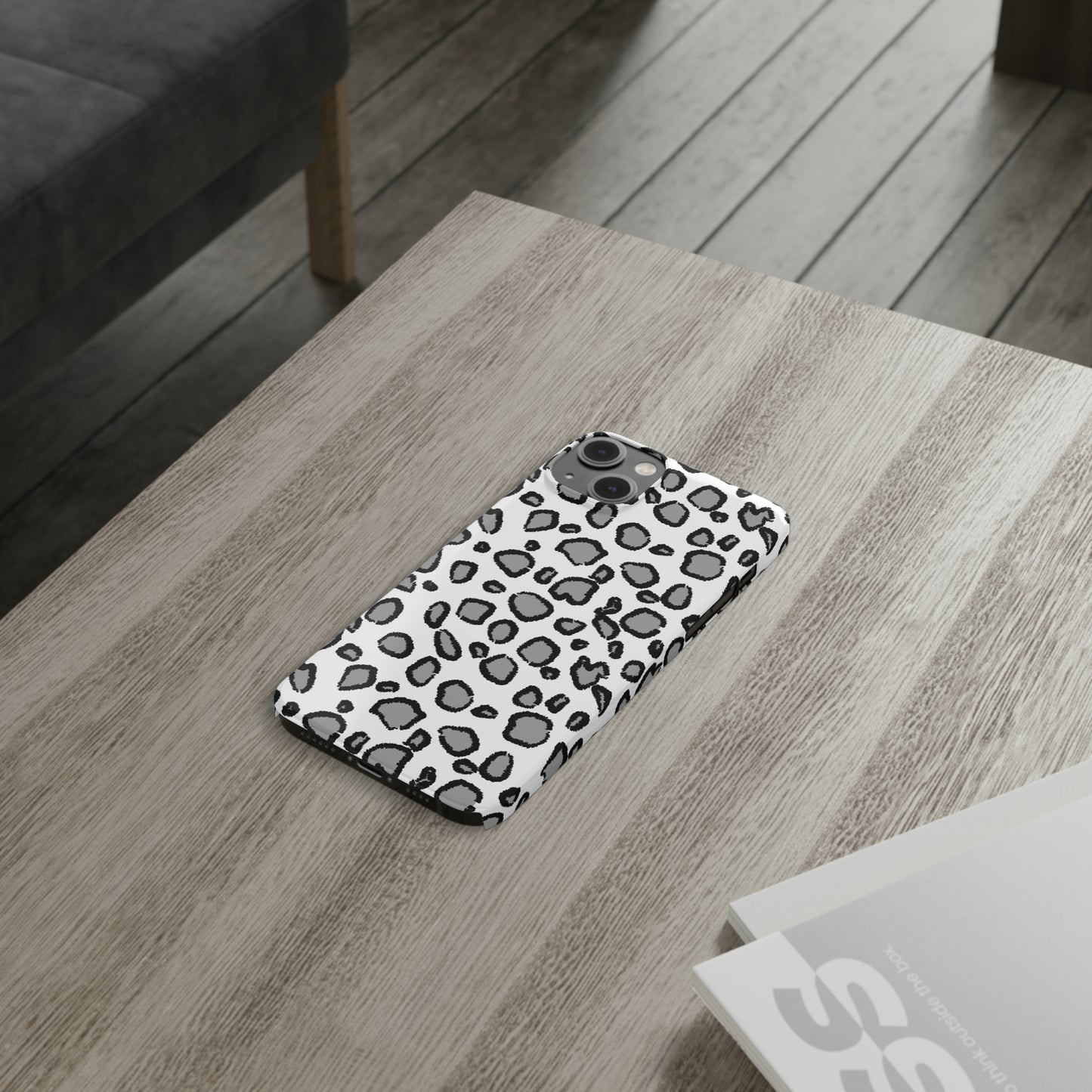 Snow Leopard Snap Case