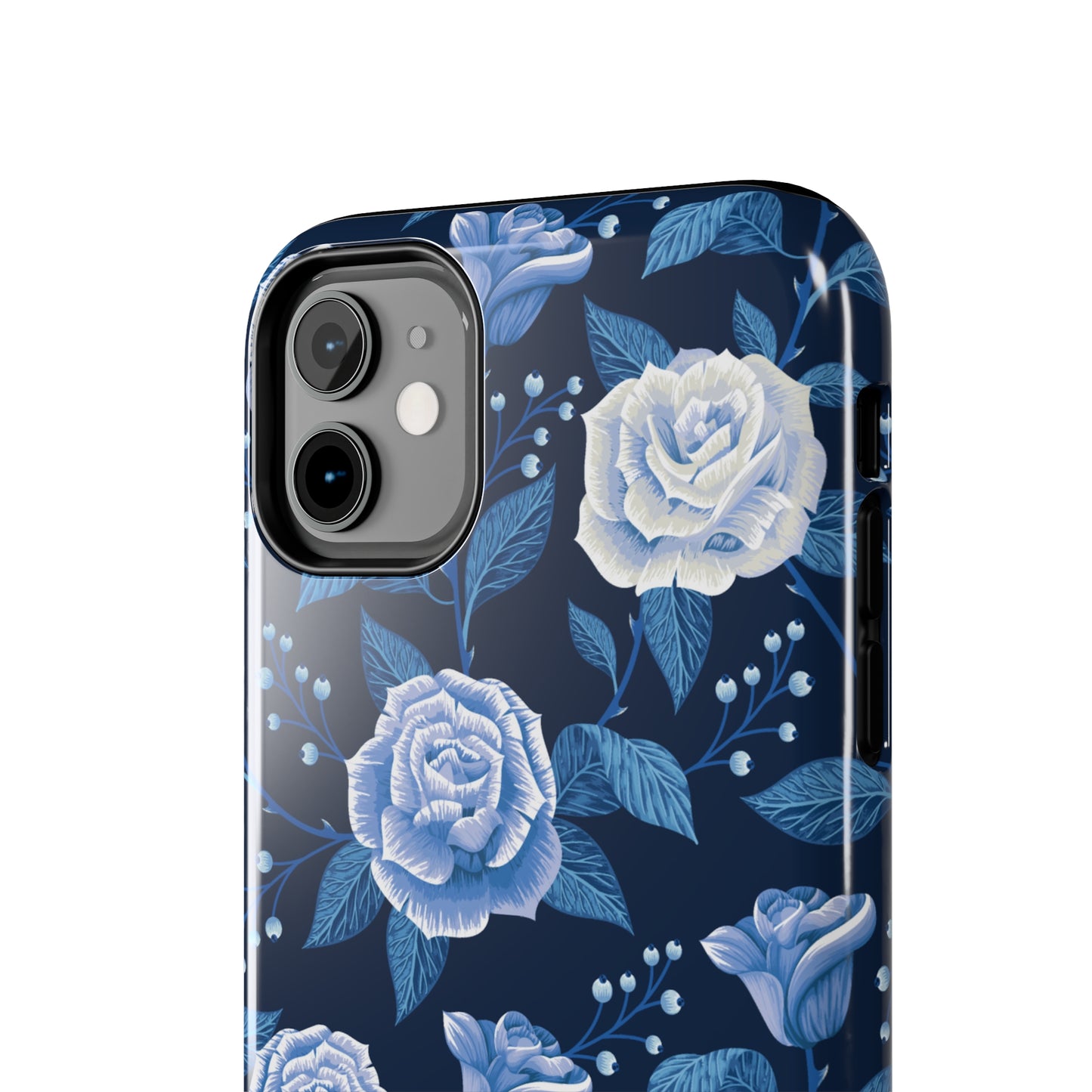 Midnight Rose Tough iPhone Case