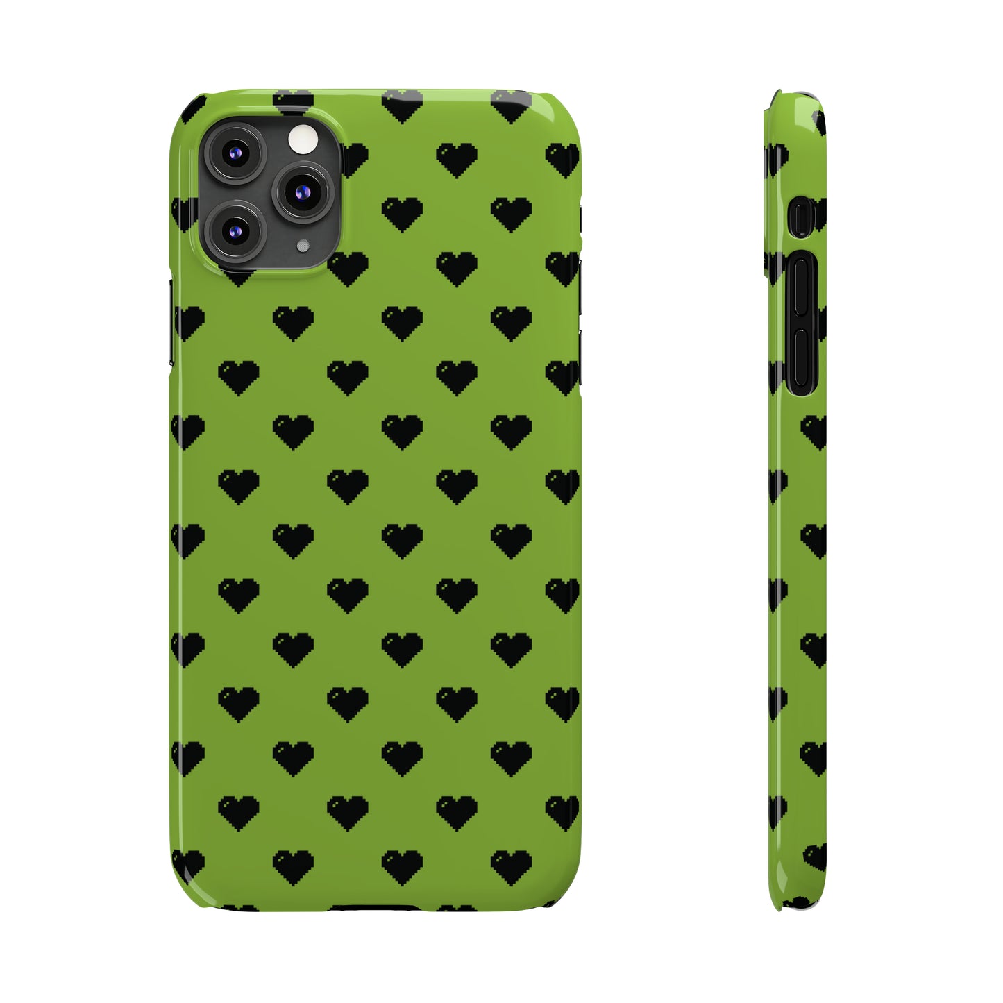 Pixelated Heart Snap Case