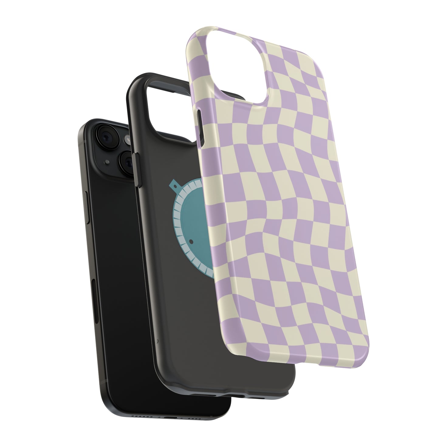 Lavender Crazy Checkers MagSafe Tough Case