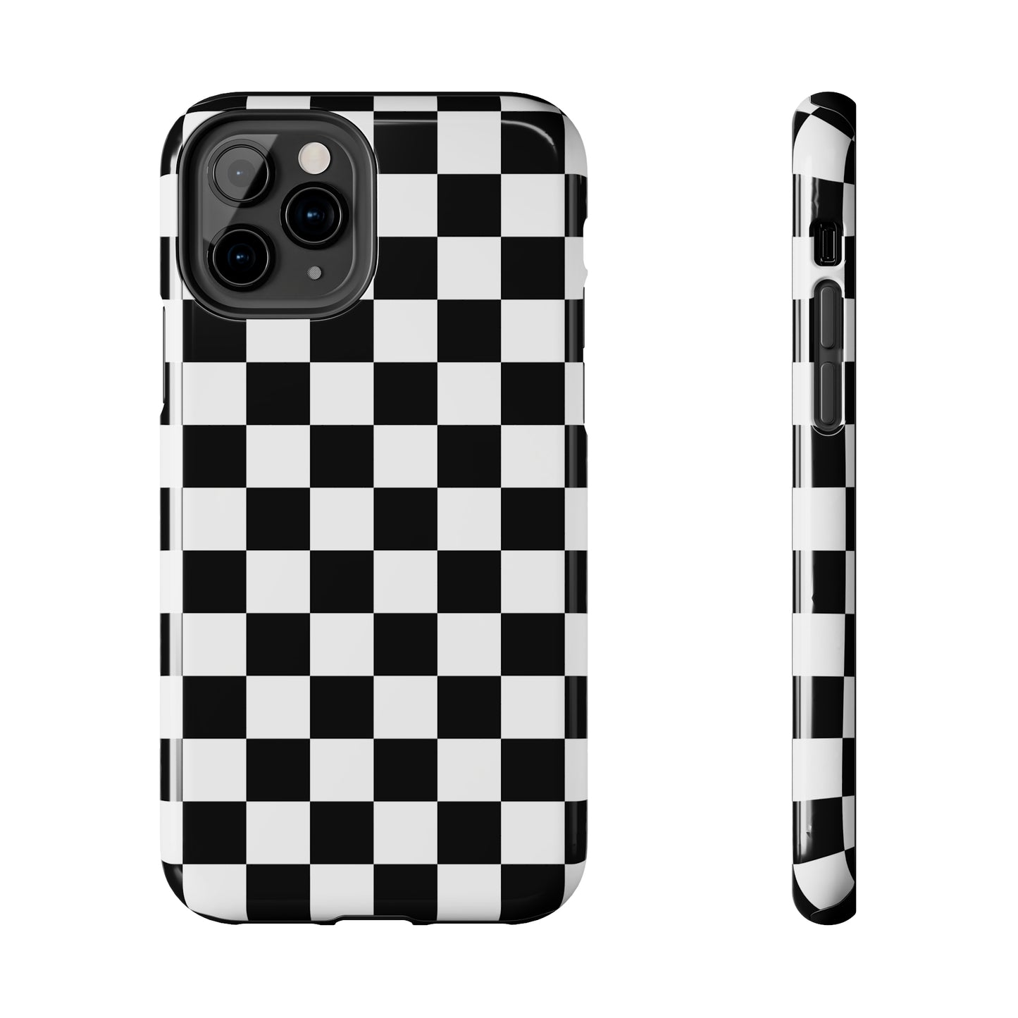 Black and white checks Tough Case