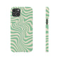 Pistachio Swirls Snap Case