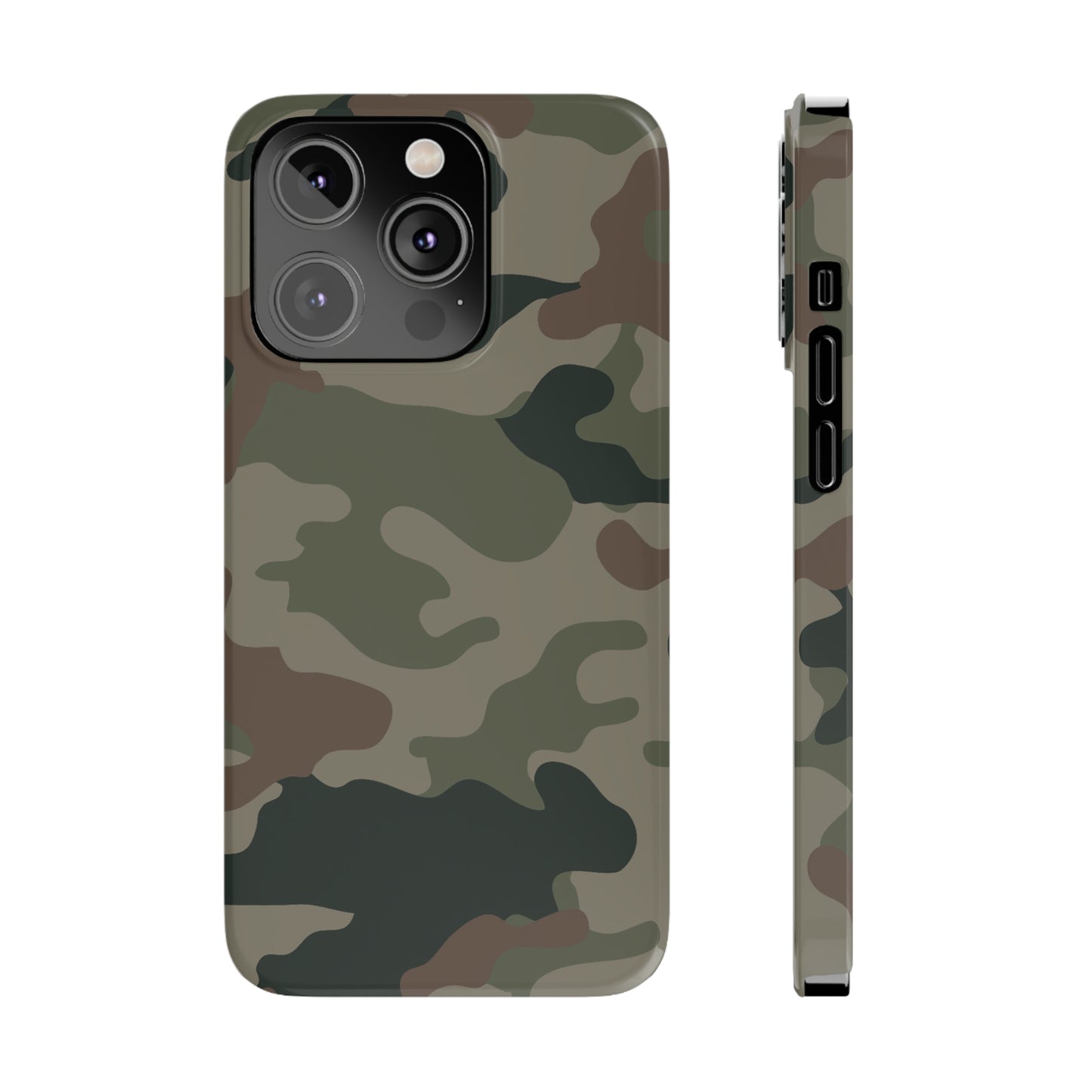 Dark Camouflage Snap Case