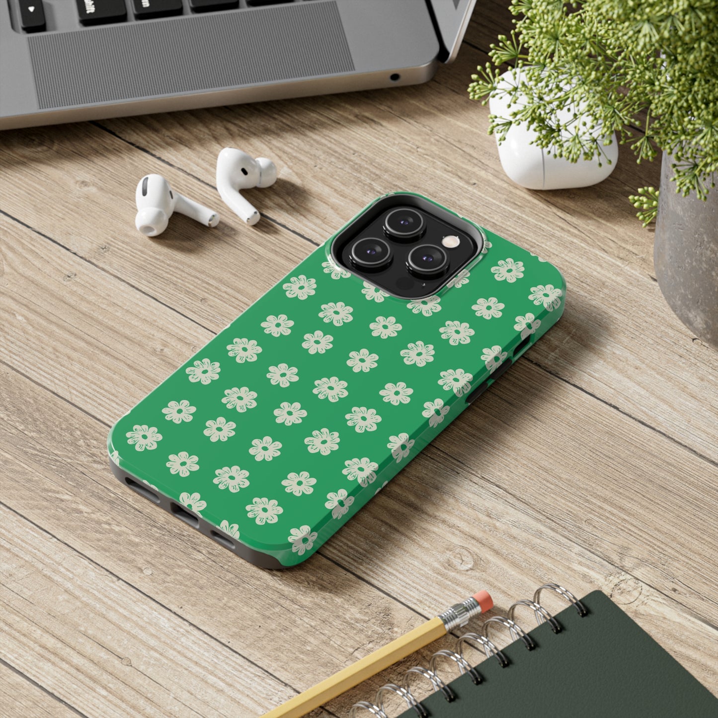 Retro Floral Tough iPhone Case