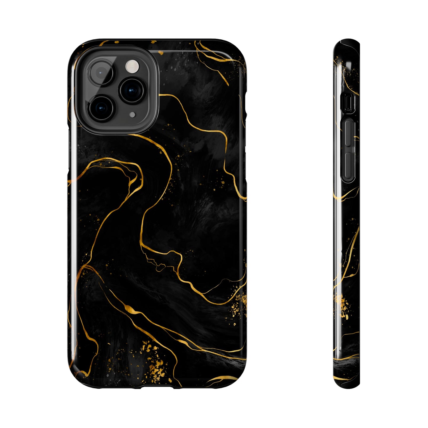 Black Mirage Tough iPhone Case