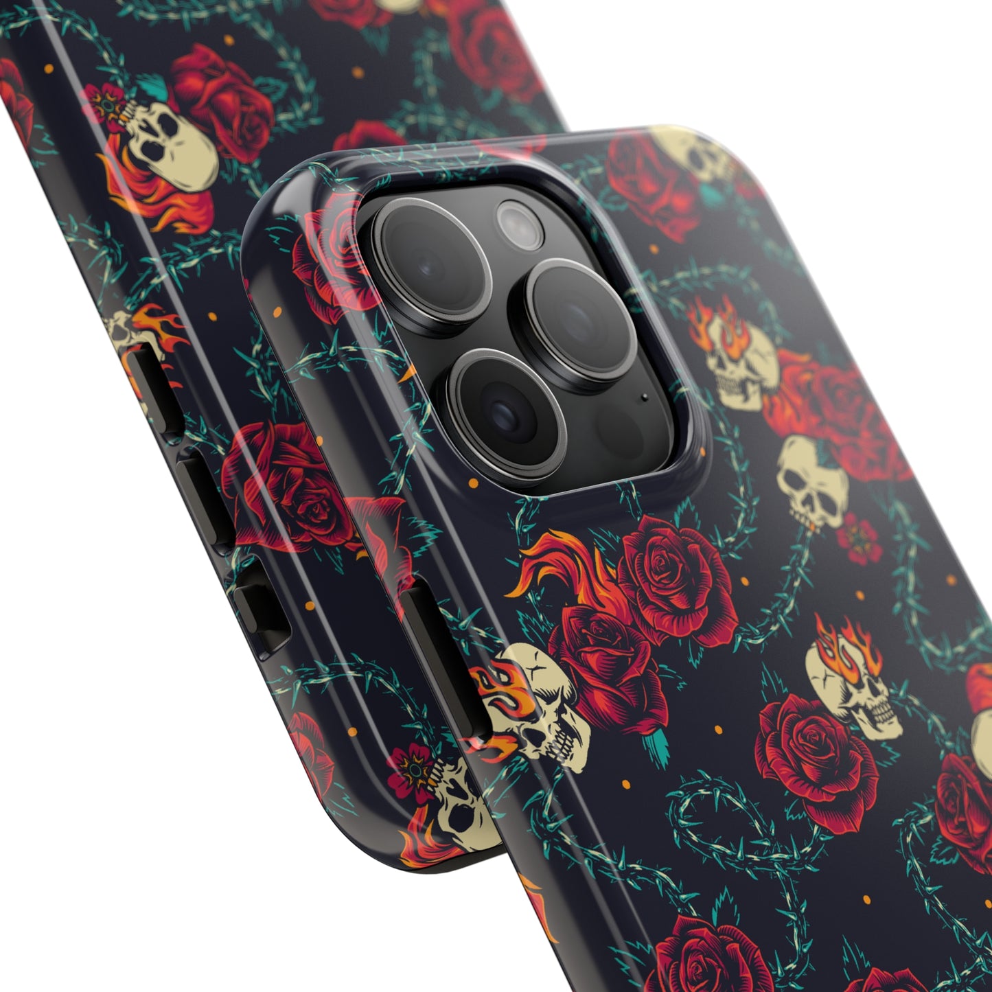 Skulls & Roses Tough iPhone Case