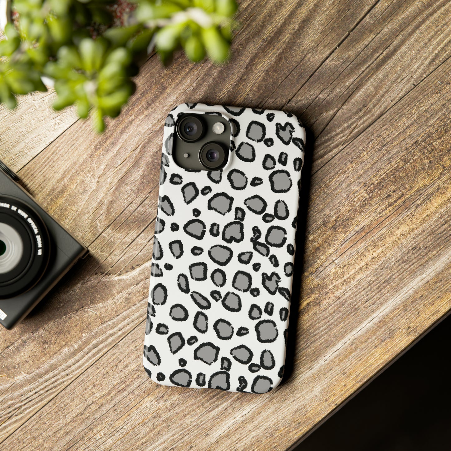 Snow Leopard Snap Case