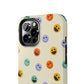 Smileys from 70s Tough iPhone Case