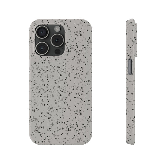 Grey Terrazzo Snap Case