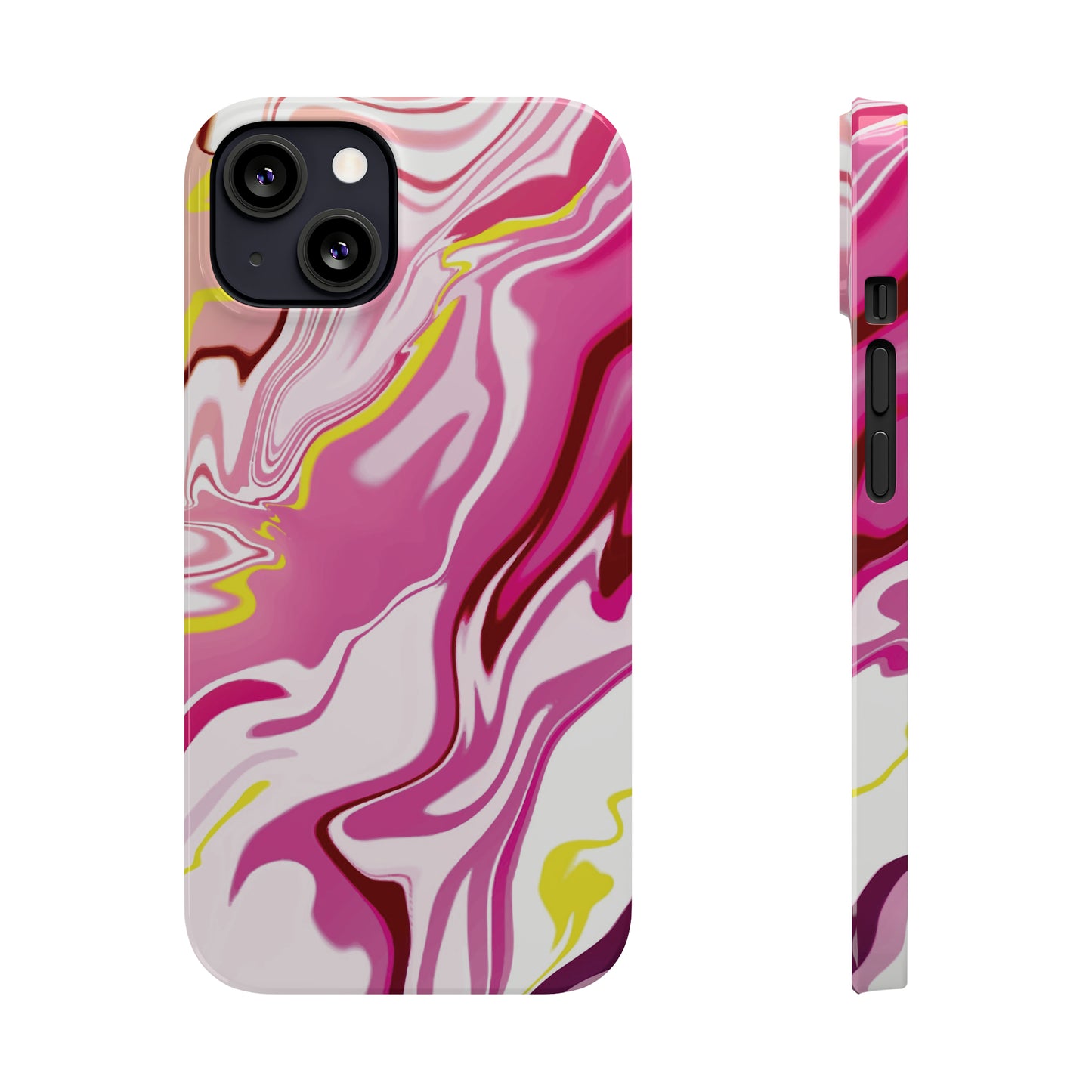 Acid marble pattern Snap Case