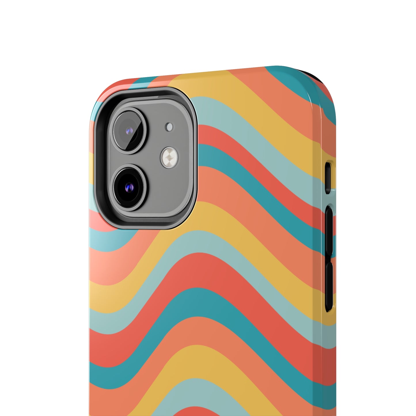 Wavy Pattern Tough iPhone Case