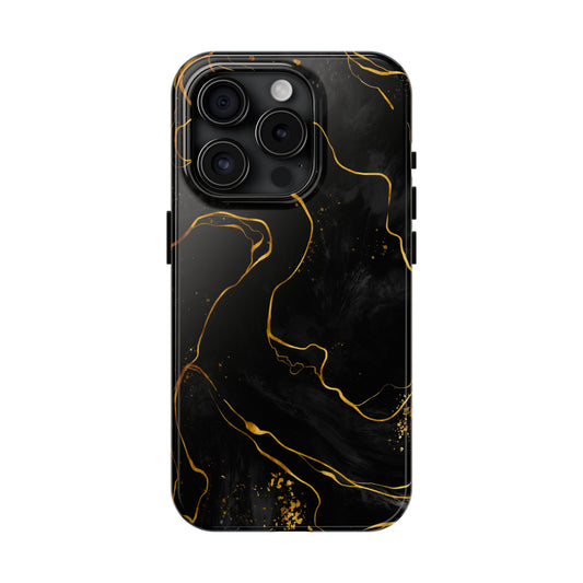 Black Mirage Tough iPhone Case