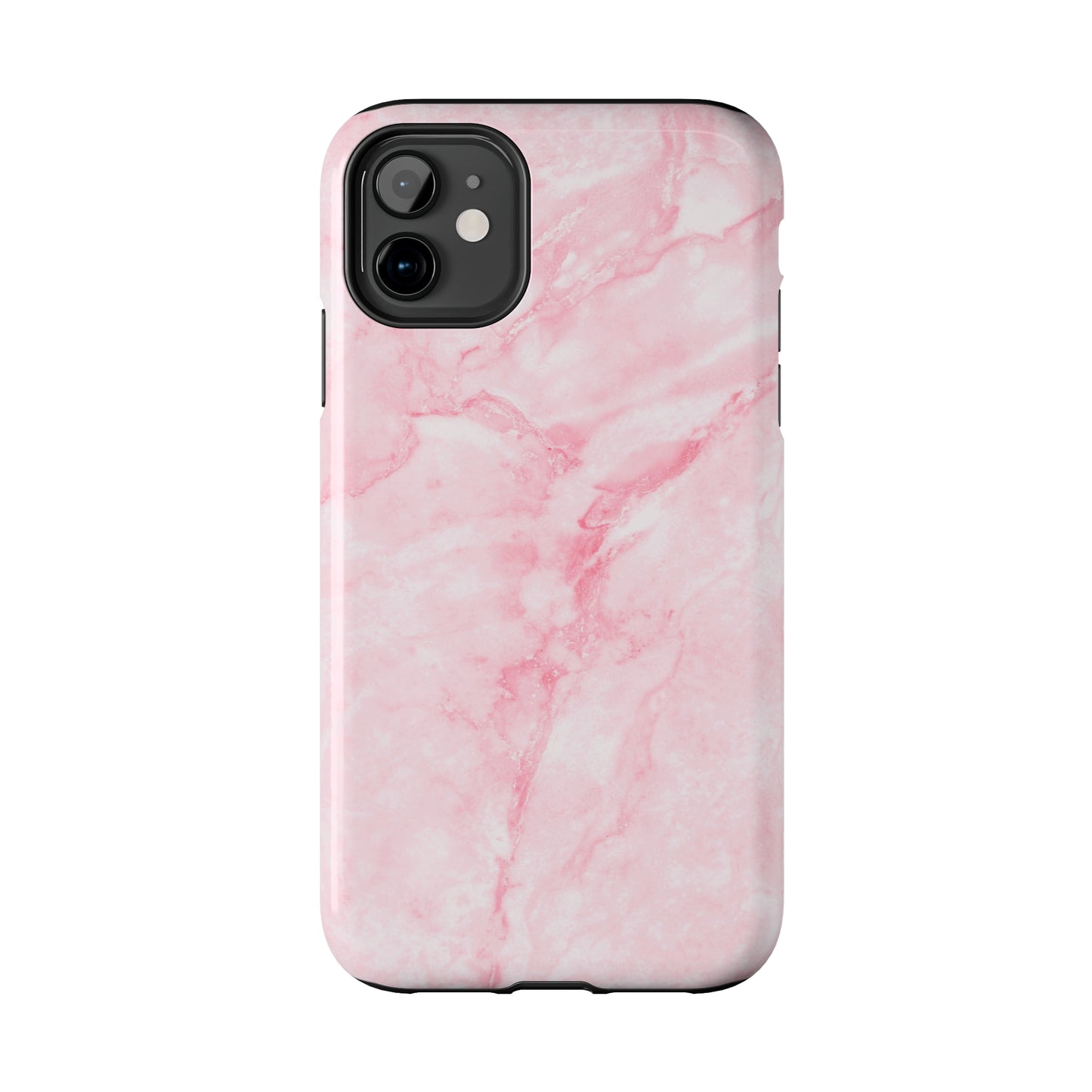 Pink Marble Tough iPhone Case