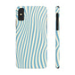 Aqua Swirl Snap Case