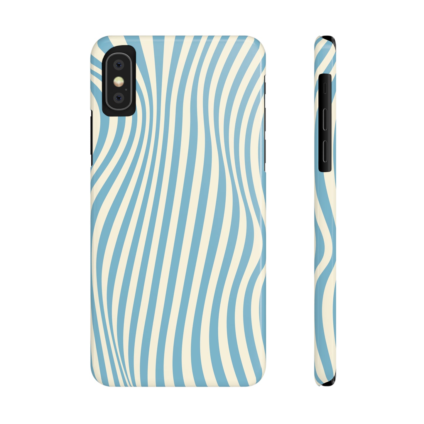 Aqua Swirl Snap Case