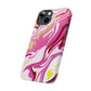 Acid marble pattern Snap Case