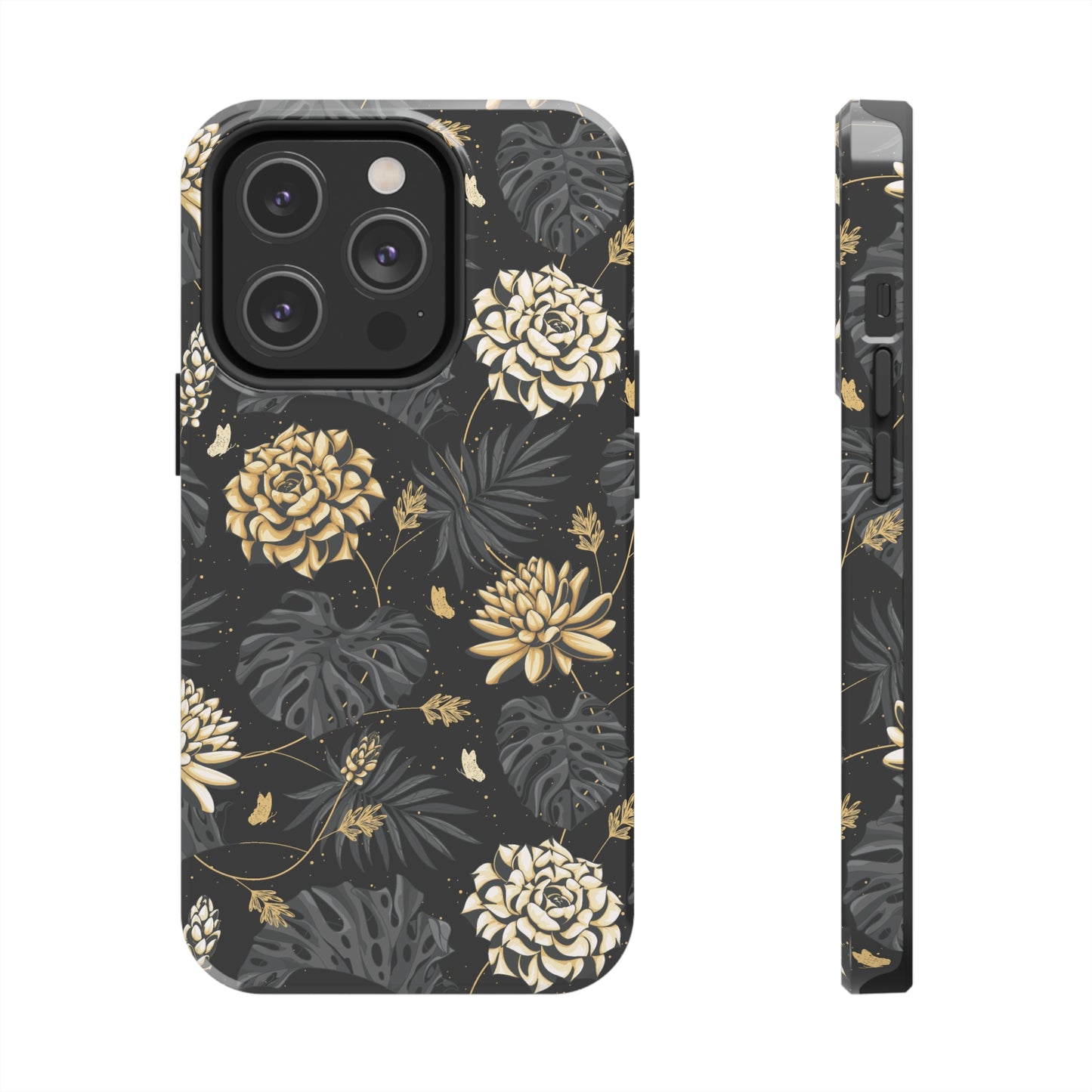 Golden Bloom Tough iPhone Case