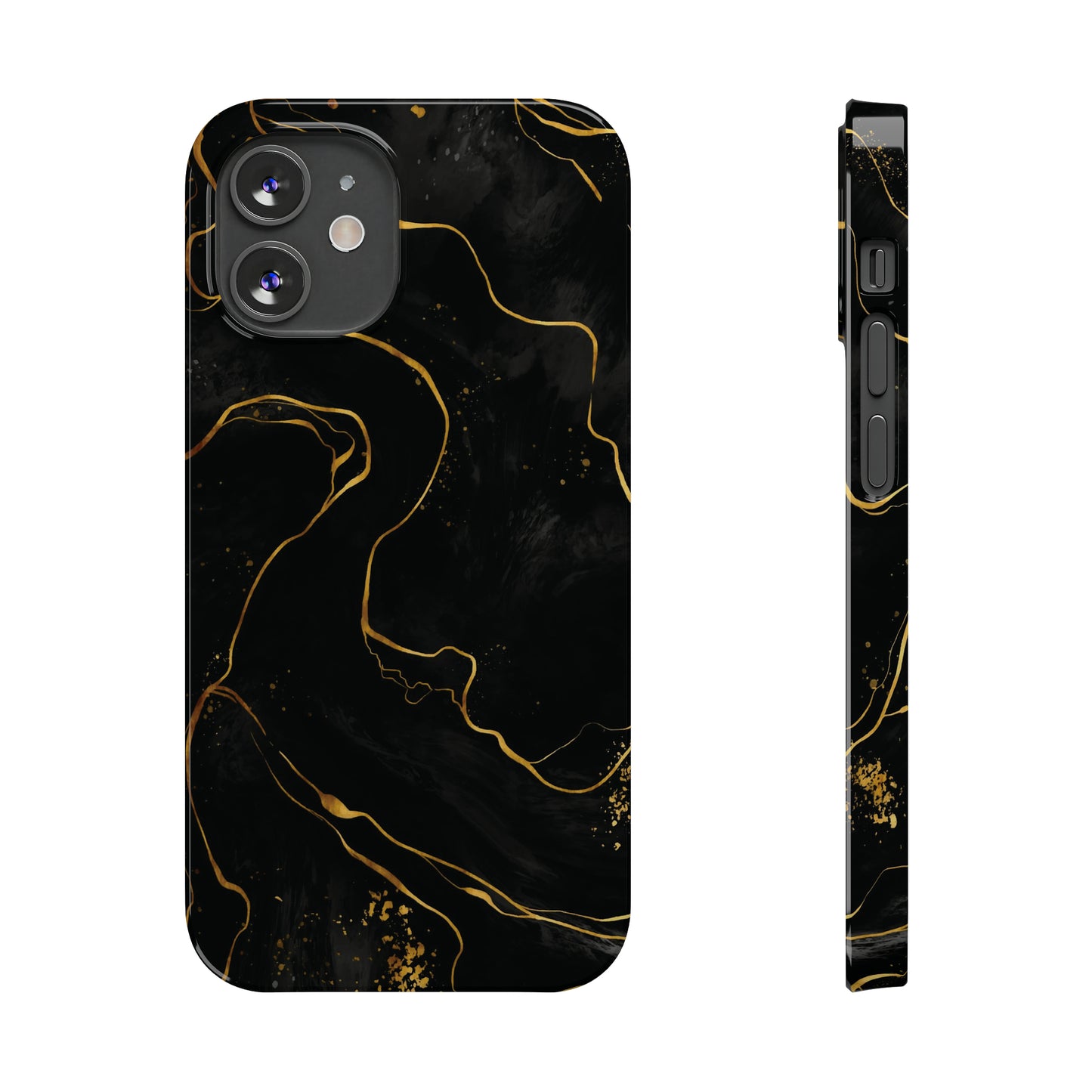 Black Mirage Snap Case