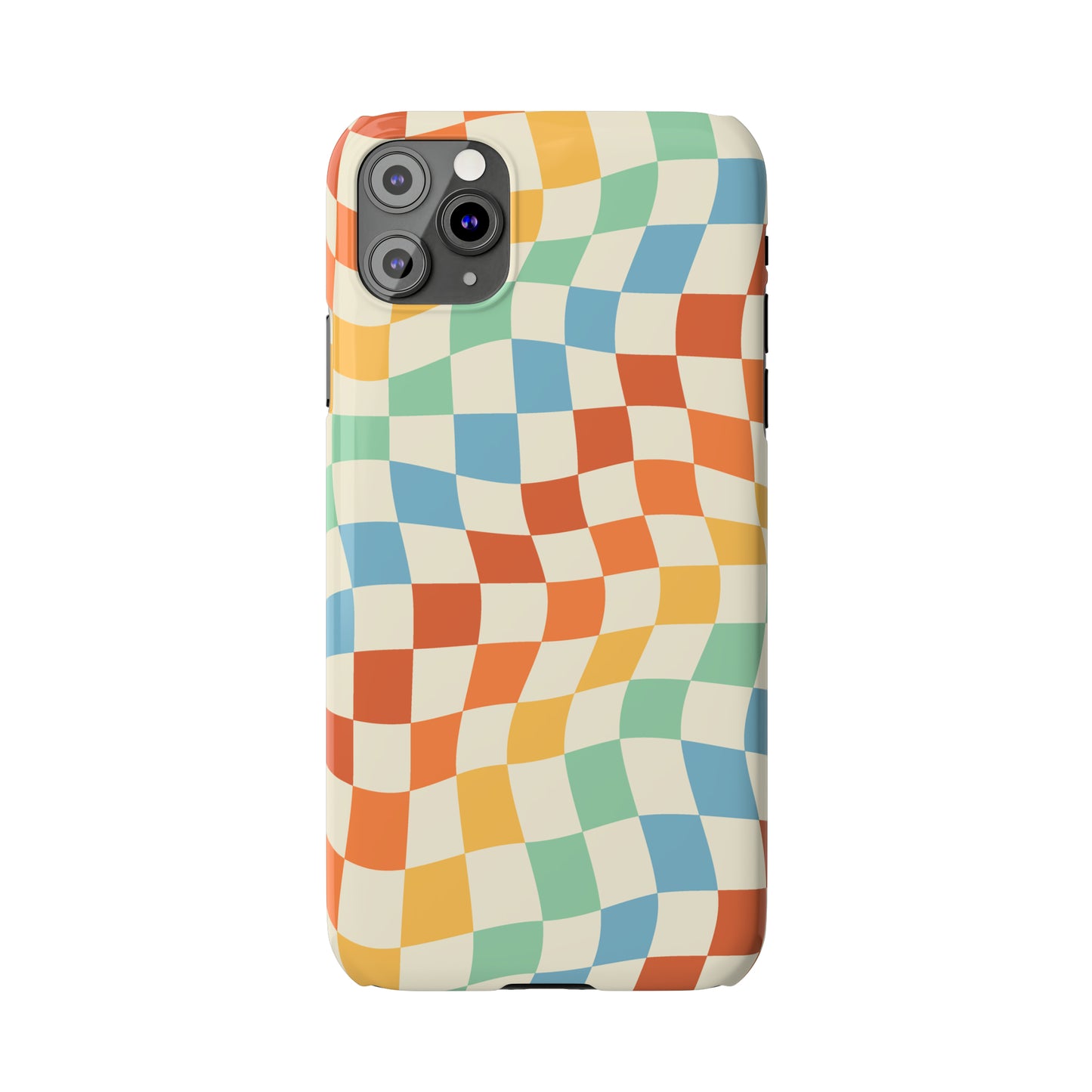 Retro Crazy Checkers Snap Case