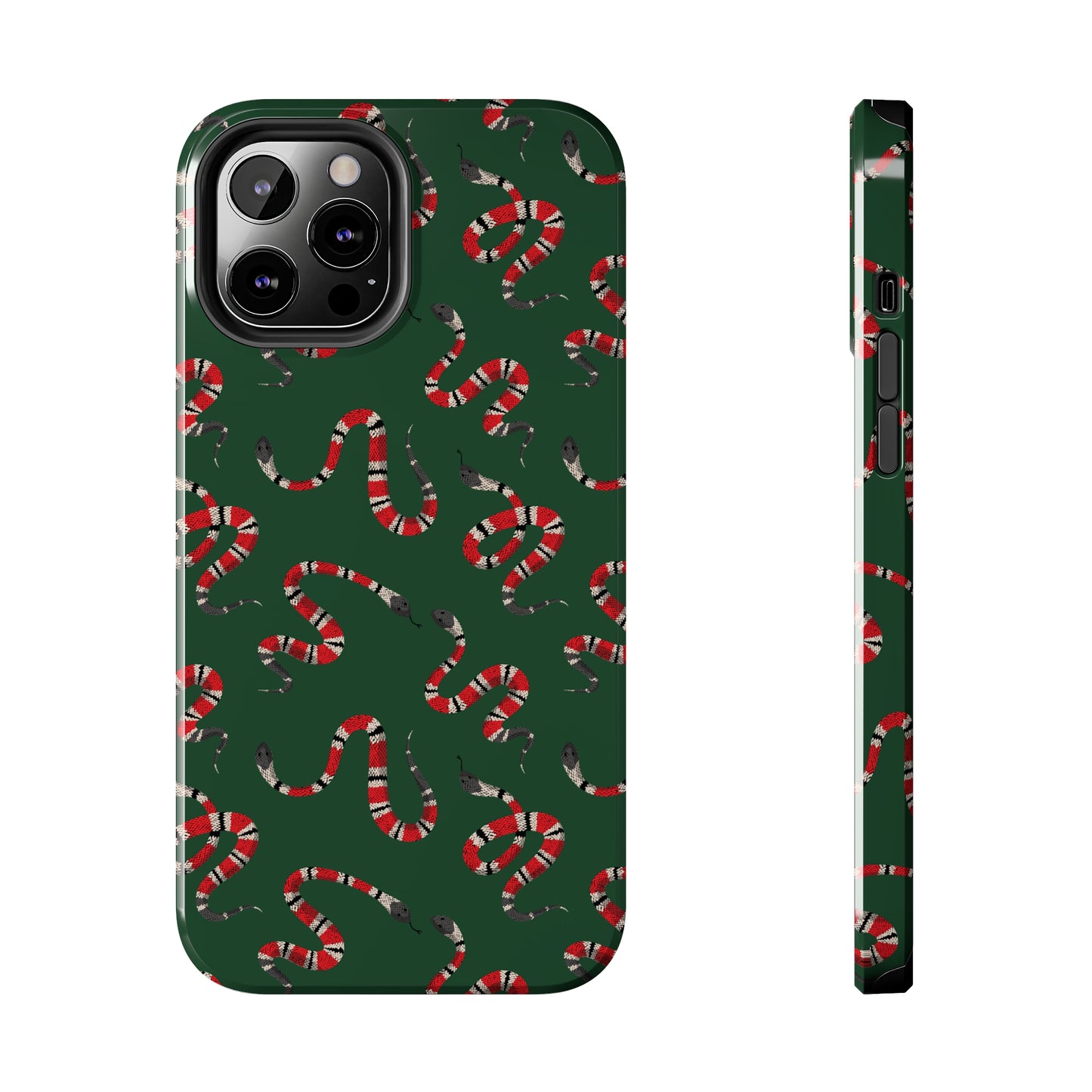 Snake Pattern Tough iPhone Case