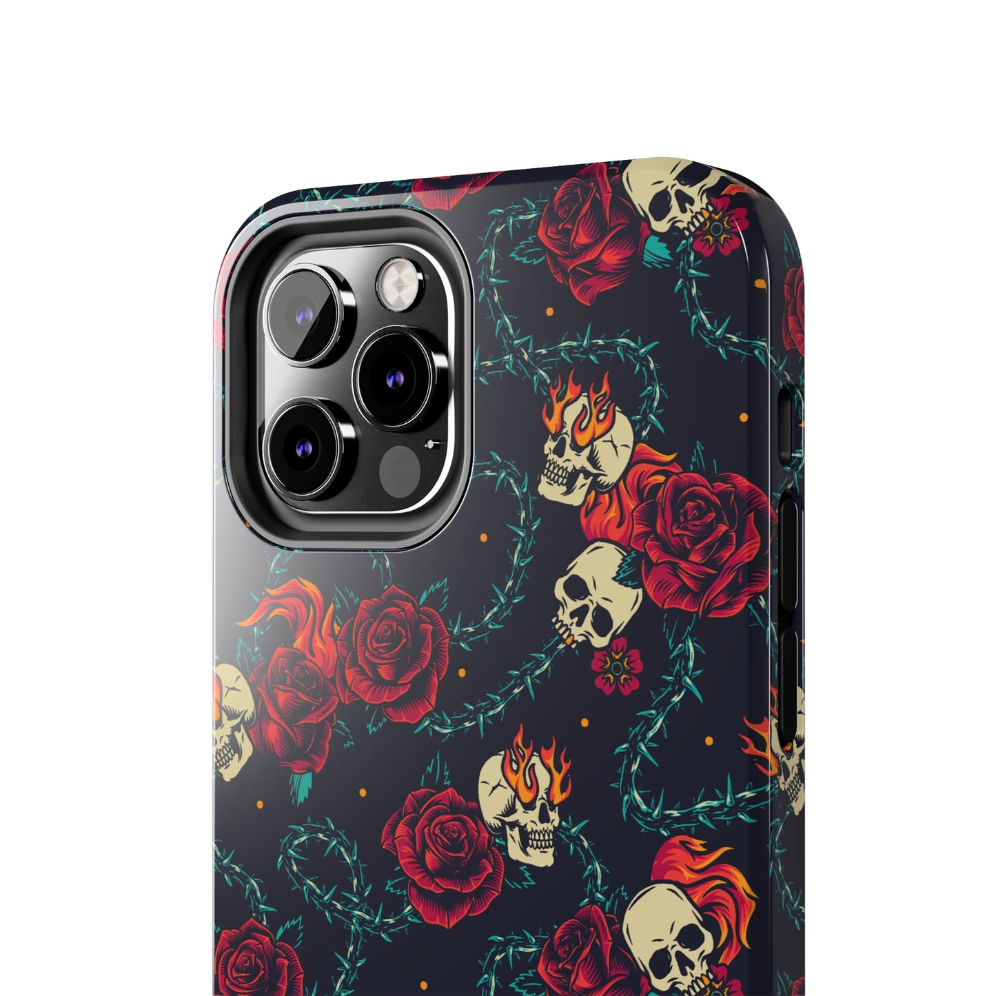 Skulls & Roses Tough iPhone Case