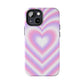 Blurred Heart Tough iPhone Case