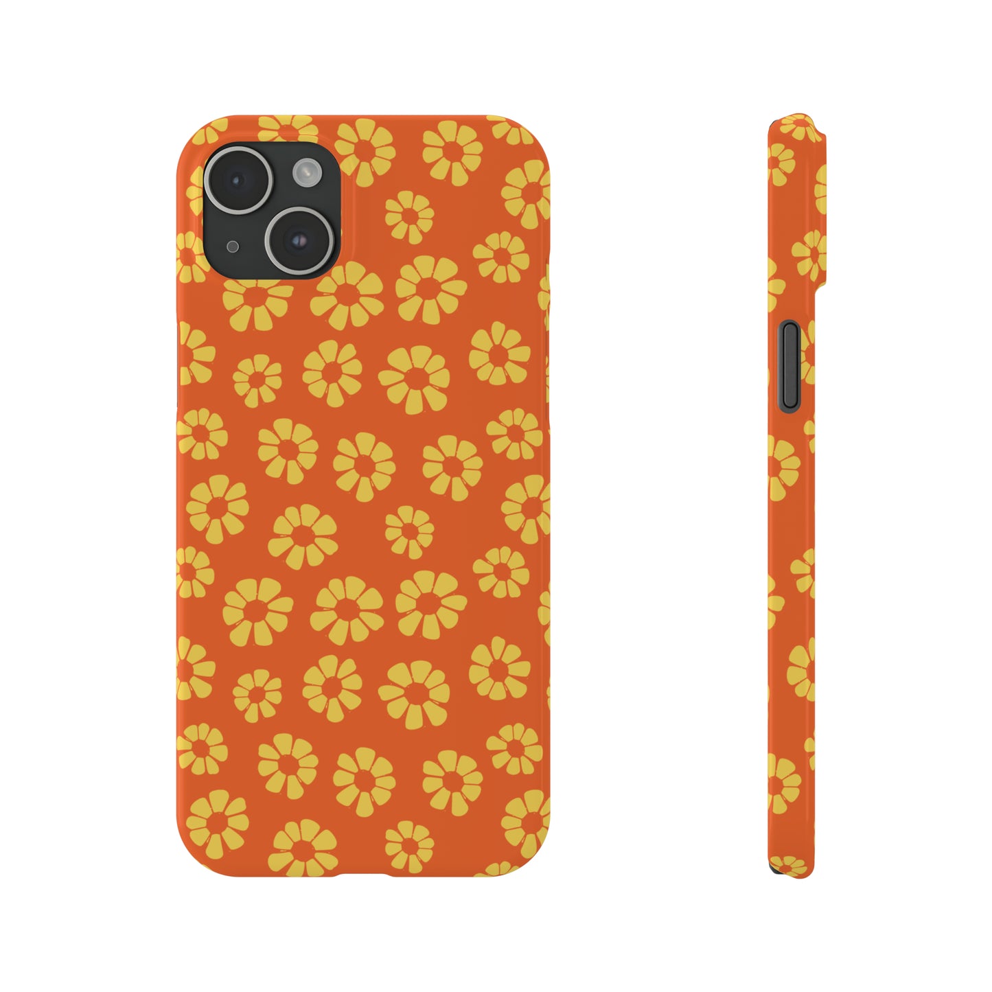 Maio laranja Pattern Snap Case