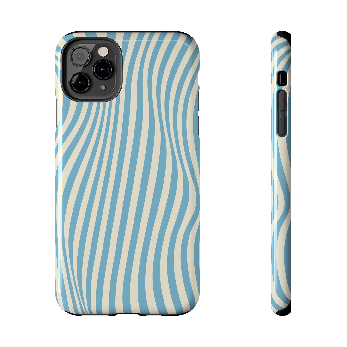 Aqua Swirl Tough iPhone Case