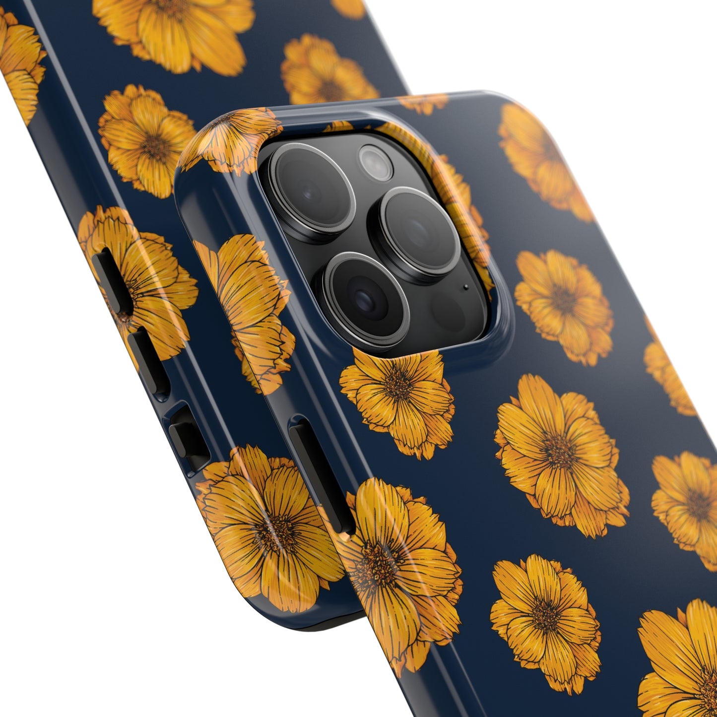 Sunflower Glimmer Tough iPhone Case