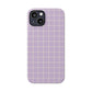 Lavender Grid Snap Case